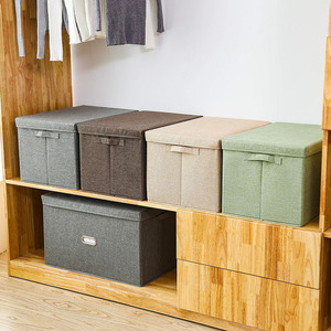Familie Gebruik Waterdichte Stof Bakken Opslag Kinderen Speelgoed Opvouwbare Kartonnen Opbergdoos Garderobe <span class=keywords><strong>Organizer</strong></span> - Product Image 4