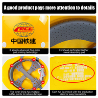 Casque de sécurité ventilé durable pour la construction, l'ingénierie, l'exploitation minière, casque léger réglable, logo personnalisé pris en charge CE