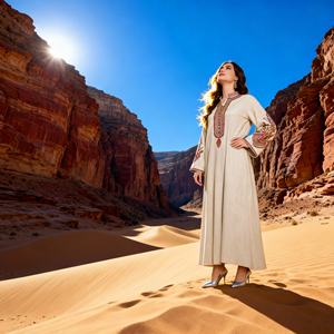 Abaya en polyester brodée sur mesure de luxe pour femmes musulmanes, vêtements OEM - Product Image 4