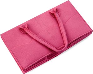 Bolsa Organizadora de Fraldas em Feltro Colorida com Múltiplos Bolsos, Logotipo Personalizado, Impermeável, Essenciais para Bebês - Product Image 6