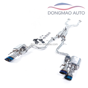 ท่อไอเสียแต่งสำหรับ Lexus RCF 5.0L ปี 2020 พร้อมปลายท่อคู่แบบดรัมคู่และวาล์วคู่ รูปทรงตัว Z ชุดท่อไอเสียแบบเงียบเพิ่มประสิทธิภาพ - Product Image 3