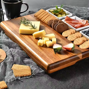 Ensemble de bols <span class=keywords><strong>à</strong></span> couteaux en acier inoxydable d'usine Planche <span class=keywords><strong>à</strong></span> <span class=keywords><strong>découper</strong></span> en <span class=keywords><strong>bois</strong></span> d'acacia pour la cuisine-pour planche <span class=keywords><strong>à</strong></span> fromage hacher les <span class=keywords><strong>légumes</strong></span> - Product Image 4
