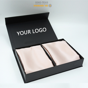 ชุดปลอกหน้าและปลอกหมอนผ้าไหมหม่อน <span class=keywords><strong>100</strong></span>% ปลอกหมอนของขวัญ จํานวนจํากัด สามารถปรับแต่งโลโก้ปลอกหมอนผ้าไหมซาตินได้ - Product Image 6