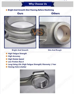 Bielle de piston forgée en acier 4340 pour Chevy 350 Small Block SBC LS1 6.125 Ls - Product Image 6