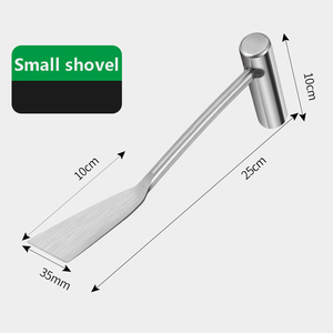 Pelle à <span class=keywords><strong>ail</strong></span> pour légumes sauvages Petite truelle pour le jardinage Plantation de légumes Désherbage Creuser le sol Outil d'extérieur - Product Image 4