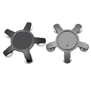 135mm 4F0601165N Gris Noir Pour Voiture Moyeu De Roue Center Caps <span class=keywords><strong>Jante</strong></span> Couverture Badge Logo Emblème Auto Pièces De Rechange Accessoires - Product Image 1