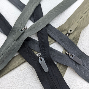 Vô Hình Nylon Dây Kéo No. 3 <span class=keywords><strong>4</strong></span> 5 Với Nhựa Kéo Tab Không Khóa Thanh Trượt Cho Quần Váy Túi - Product Image 3