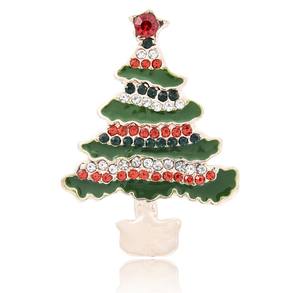 НОВАЯ РОЖДЕСТВЕНСКАЯ Брошь со стразами, булавки в 2020, дизайнерские броши и булавки в Европе и Америке - Product Image 4