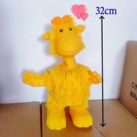 Nouveau jouet girafe dansante BY, cheveux extensibles fantastiques, jouet girafe disco qui bouge toute la silhouette