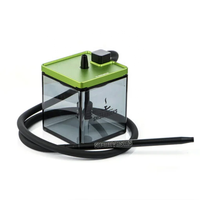 Vente en gros de narguilé boîte à shisha carrée en acrylique de grande taille personnalisée narguilé Shisha Bucks narguilé