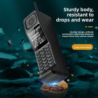 OEM 2G 1.8 Téléphone talkie-walkie vintage avec clavier, fonction Power Bank, activation vocale, double SIM, lampe torche puissante, batterie grande capacité, haut-parleur