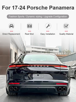 Tuyaux d'échappement pour Panamera 971 2017+ en acier inoxydable 304, embouts d'échappement quadruples ronds, embouts de silencieux SYPES