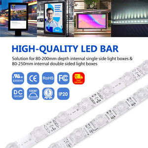 โมดูลไฟ LED ขอบอะลูมิเนียม 28.8W DC24V 18LED/ม. 45×15 °   สำหรับกล่องไฟภายในขนาด 80-200 มม. รับประกัน 7 ปี - Product Image 6