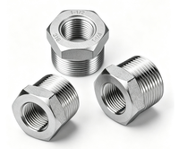 Raccord de tuyauterie réducteur de diamètre forgé, connexion filetée, acier au carbone ASME B16.11 ASTM A105, haute pression, plomberie