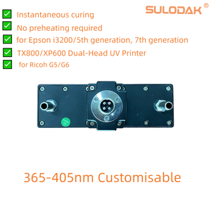Système de durcissement par lampe LED UV industrielle refroidie par eau 14020 350w 385-395 NM pour impression UV sur écran pour <span class=keywords><strong>Toshiba</strong></span> CE4M, Ricoh G5/G6 - Product Image 2