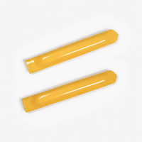 Fundas de vinilo moldeadas por inmersión de PVC blando amarillo al por mayor para mangos de herramientas, palancas y válvulas, tamaño personalizado