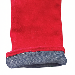 OEM Heavy-Duty Sheep Split Leather Full-<b>Finger</b> <b>Gloves</b> Double Palm Safety <b>Gloves</b> Industrial Fireproof Anti-Cut Features for - Product Image 1