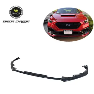 Front Spoiler Fit For 2022 Subaru WRX S4 JDM Parts Sti Style Carbon Fiber Front Bumper Lip Spoiler Body Kit Splitter