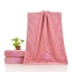 Customizable Embroidered Hair Drying Towels Microfiber Salon Towels for <b>Dogs</b> Foreign Trade Cotton Fleece Wholesale - Product Image 3