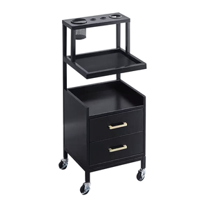 Meilleure Vente : Chariot de Salon Classique, Chariot à Outils pour Salon de Beauté avec Armoire de Rangement pour Outils de Barbier - Product Image 6