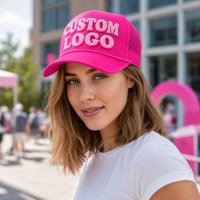 Gorra Deportiva Trucker Snapback de Moda Premium con Bordado 3D en Relieve, Ajustable para Hombre y Mujer, Logotipo Personalizado de Alta Calidad
