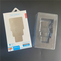 Boîte d'emballage en carton écologique pour chargeur rapide PD+QC3.0 standard européen, pour les appareils électroniques grand public, les téléphones mobiles