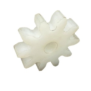 Engranajes de Nylon Personalizados 01, Engranaje Recto de Plástico Blanco, Pieza Mecánica para Uso Industrial - Product Image 1