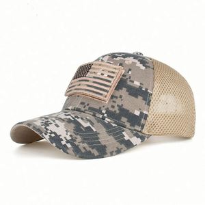 Gorra Trucker de Malla de Camuflaje Ajustable de 6 Paneles GOOD Service - Product Image 1