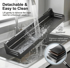 Carbon Steel <strong>Spice</strong> <strong>Rack</strong> Multifunctional All-in-One Kitchen Utensil Holder Sustainable Modern Design to Store Knives - Product Image 4