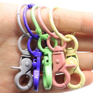 Màu mạ tôm hùm <span class=keywords><strong>Clasp</strong></span> Móc chìa khóa vòng xoay dây buộc Snap Móc chìa khóa vòng xoay tôm hùm <span class=keywords><strong>Clasp</strong></span> nối vòng đeo tay <span class=keywords><strong>Clasp</strong></span> - Product Image 3