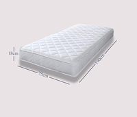 Matelas compressé Bonnell à ressorts bon marché d'usine Matelas à ressorts Bonnel simple avec emballage enroulé sous vide