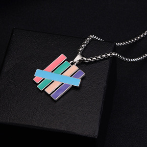 Collar de Acero Inoxidable Luminoso Estilo Alan <span class=keywords><strong>Walker</strong></span>, Moda Hip-Hop, Música Electrónica Disco, No se Desvanece - Product Image 5
