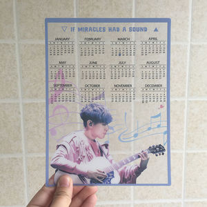 <span class=keywords><strong>2022</strong></span> personnalisé clair Mini bureau Kpop calendrier dessin animé et Style animal imprimé amoureux en plastique - Product Image 2