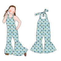 Combinaison longue pour filles Little Glow Kid, best-seller, avec des détails lumineux, motif coloré, idéale pour l'été
