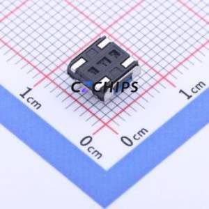 YTS1S0053CUJ00 Tactile Switch SMD Switch Single Pole Single Throw Round Button 2.5N Vertical Mount - Product Image 2