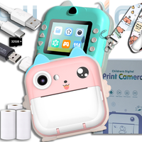 Yuniq 2025 nouvelle caméra pour enfants avec écran IPS 2.4 "1080P vidéo lecteur MP3 jeux LED Flash meilleur cadeau pour les enfants Q5