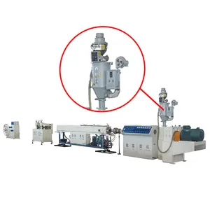 High quality 63-110mm tube production line drip irrigation hdpe pipe machine