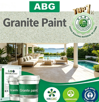Peinture à effet pierre écologique à base d'eau en granit naturel avec texture marbre et granit, peinture imitation pierre pour la construction de maisons
