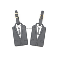 Étiquettes personnalisées en cuir noir pour sacs, valises, bagages, cadeaux de mariage, vente en gros