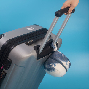 หมอนรองคอแบบพกพา2 in 1พร้อมที่ปิดตาผ้าปิดตาสำหรับเดินทางพักงีบสัตว์มีซิปทรงกลมพับได้ - Product Image 5