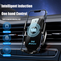 Pabrik 15W Sensor pintar cepat nirkabel pengisi daya mobil otomatis dudukan Ventilasi udara mobil Pemegang ponsel & dudukan