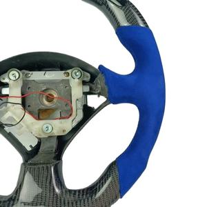 Volante Deportivo de Cuero Negro Perforado de Alta Calidad con Fibra de Carbono para <span class=keywords><strong>Honda</strong></span> S2000 2004-2012, Accesorios para Automóviles - Product Image 3