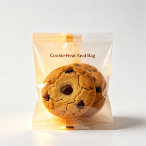 Sacchetti per Imballaggio di Biscotti e Dolcetti Personalizzati, in Plastica Laminata Trasparente di Grado Alimentare, Termosaldabili - Product Image 2