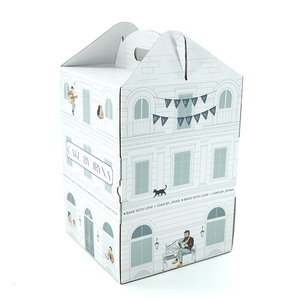 Boîte à pâtisserie haute avec impression couleur mate et illustration pour la <span class=keywords><strong>livraison</strong></span> de gâteaux <span class=keywords><strong>en</strong></span> <span class=keywords><strong>ligne</strong></span> et les entreprises de vente au détail - Product Image 6