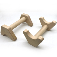 GRASSFIT Gymnastique Exercice Fitness Workout Parallèles en bois Paralettes Barres Bois de hêtre Poignées Push Up Stand Bar
