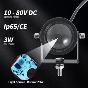 Nueva Luz de Seguridad LED Azul <span class=keywords><strong>Mini</strong></span> para Advertencia de Parada, Apta para Remolques de Trabajo Mitsubishi, Carretillas Elevadoras, Plataformas Elevadoras, Áreas Peatonales de Almacenes - Product Image 2