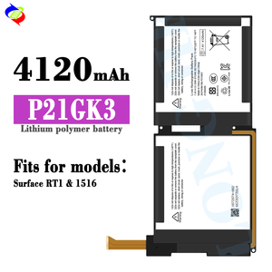 31.5Wh แบตเตอรี่ P21GK3 4120mAh 7.4V สำหรับพื้นผิว Microsoft <span class=keywords><strong>RT1</strong></span> 1516 - Product Image 2