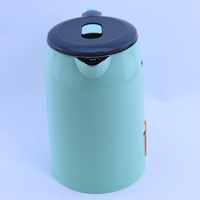 Bouilloire électrique en plastique d'une capacité de 2,5 L avec lumière de température d'affichage pour hôtel de bureau commercial