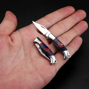 Nuevo Mini Navaja Plegable de Acero Inoxidable - Herramienta Táctica Ligera y Duradera para Viajes, Apertura de Paquetes y Envíos, con Soporte para Llavero - Product Image 6