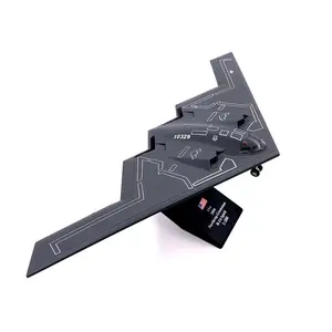 Metal Black X-Planes B-2 Druckguss-Jetspielzeug mit Rückenziehfunktion Action Kids